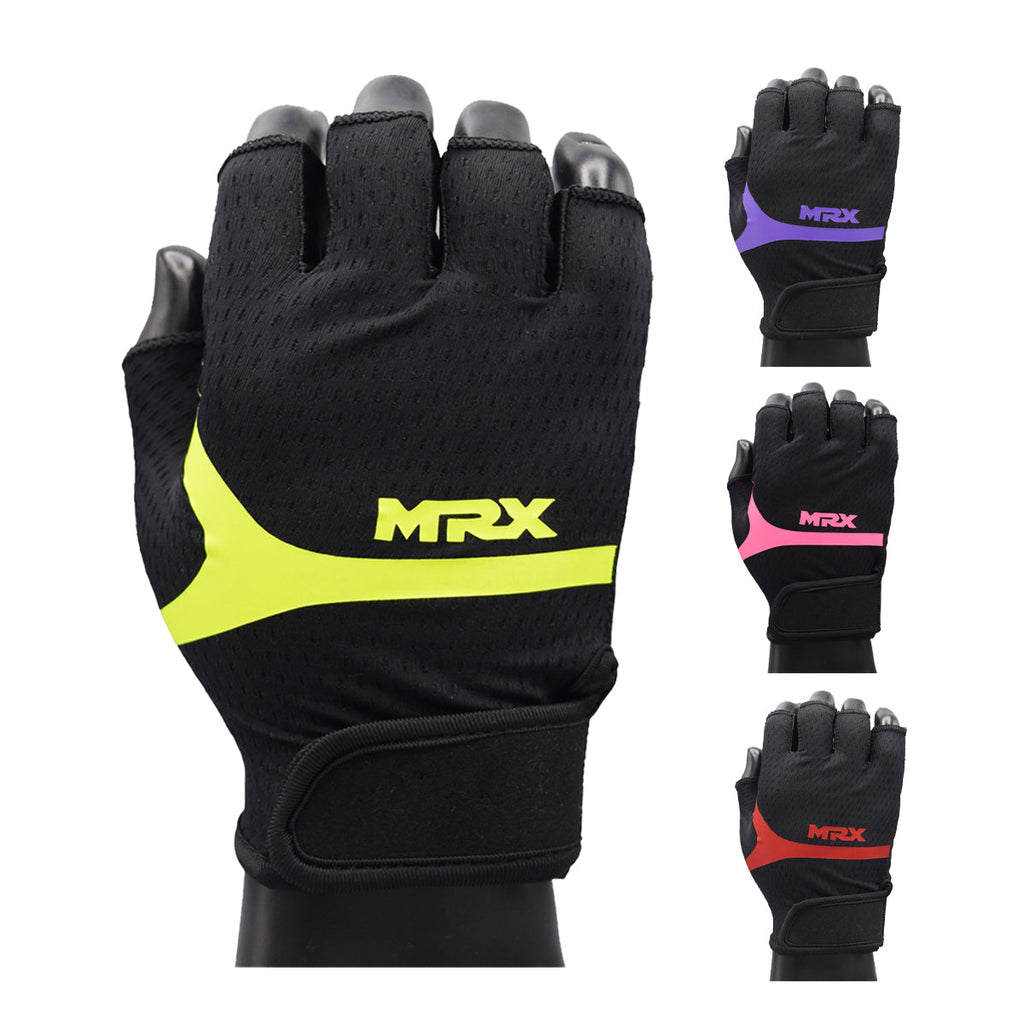 MRX Women's Weight Lifting Gloves with Padded Palm for Gym and Cycling Workouts